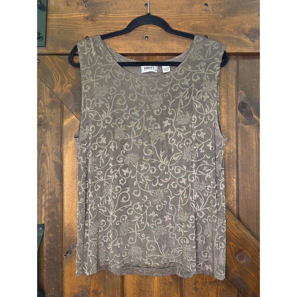 Chico's women’s 3 sleeveless top